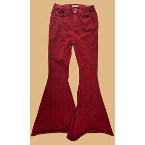 Judy Blue Womens Super Flare Red Jeans Size 11/30